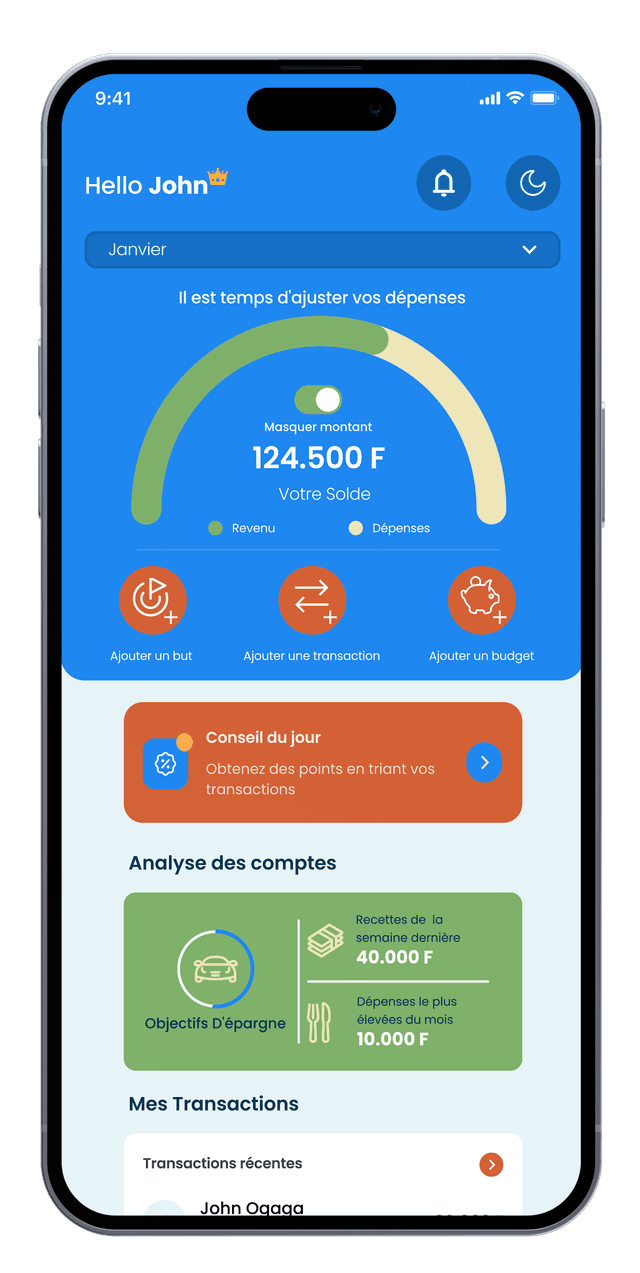 Capture d'écran de l'application 1
