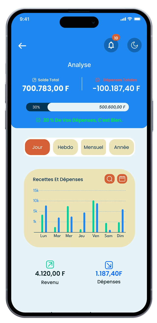 Capture d'écran de l'application 2